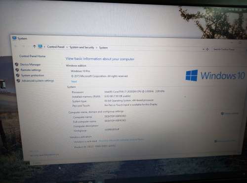 Dell Vostro i7 Laptop & Charger @ R5490