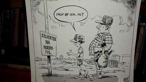 5/10/88 Poster about Sylvester Clark joining Northern Transvaal - Weyni Deysel