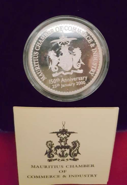2000 Mauritius 10 Rupees Chamber of Commerce
