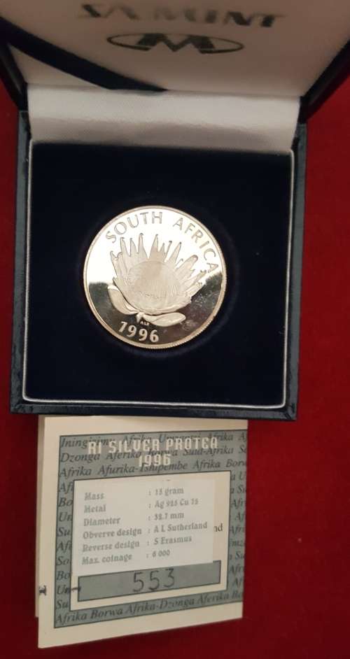 1996 R1 Silver  Protea