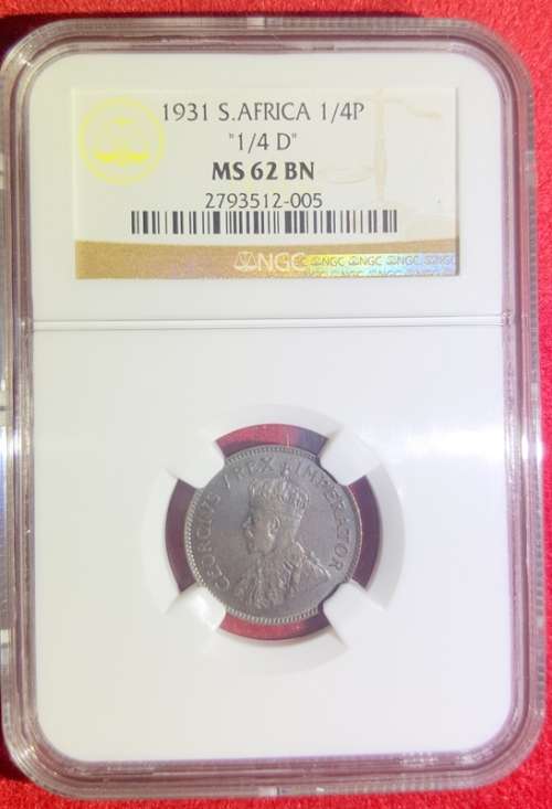 1931 S 1/4 D Farthing