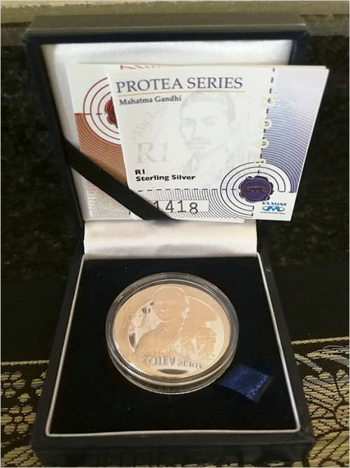 2008 Silver R1 Proof Mahatma Gandhi