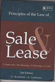 Principles of the law of sale and lease. Kahn, Havenga, Lotz et al. 2nd  edition