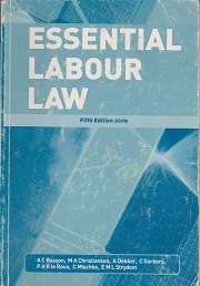 Essential Labour Law, A.C Basson et al