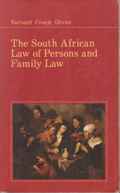 South African Law of Persons and Family Law, Barnard, Cronje, Olivier