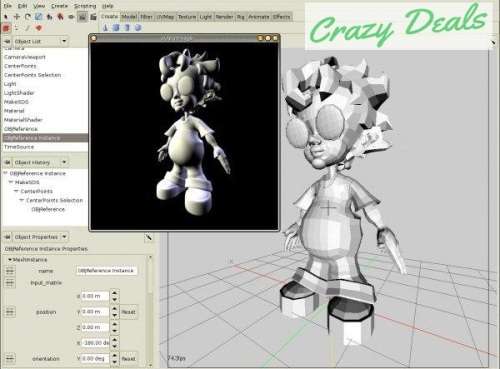 3D modeling and animation software: Full RenderMan Integration: Fast Download - No Postage fee