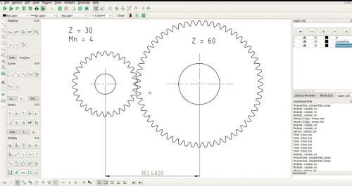 LibreCad 2D Cad software: (Windows and Mac) download link via email