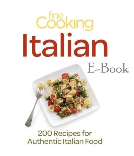 200 Recipes for Authentic Italian Food eBook (PDF) Free Pdf Software - FREE DELIVERY VIA Email