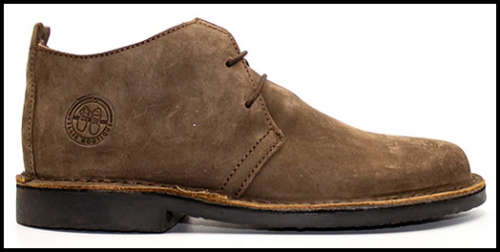 Bosbok Mens Handcrafted leather Vellies-Colour: Doe Buck Brown (Size UK 2 - UK 13)