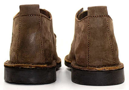 Bosbok Mens Handcrafted leather Vellies-Colour: Doe Buck Brown (Size UK 2 - UK 13)