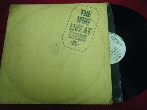 THE WHO-LIVE AT LEEDS LP-COVER HAVE RING/SIDE WEAR-VINYL IN VERY GOOD CONDITION