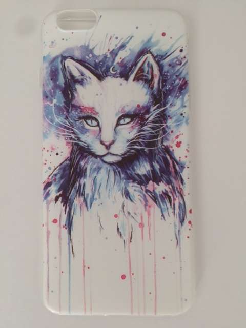 iPhone 6/6s PLUS artistic cat cover