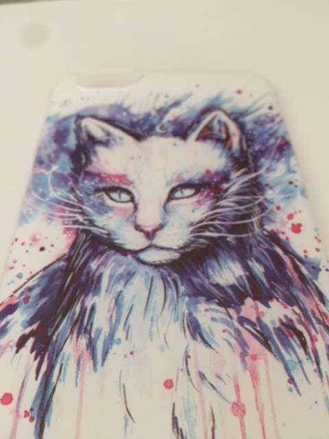 iPhone 6/6s PLUS artistic cat cover
