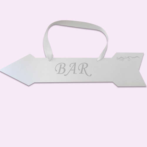 Set of 5 Cardboard wedding arrows