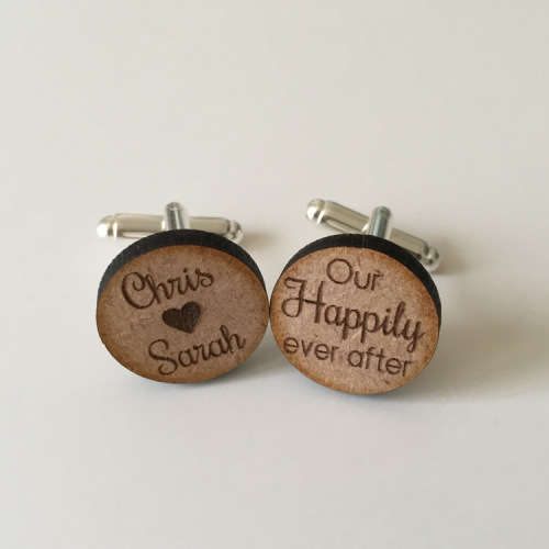 Custom Wedding Cufflinks