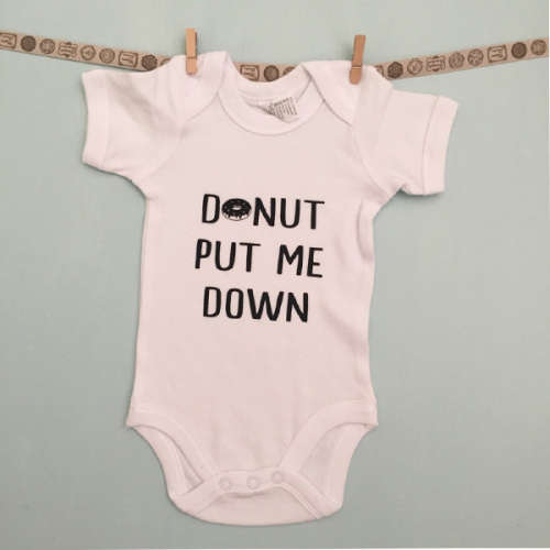 Donut custom onesie