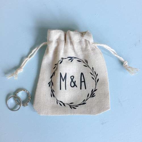 Small Ring Holder drawstring bags