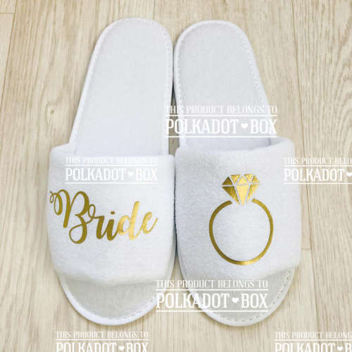 Bride Wedding Slippers