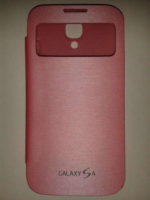 Brand new light pink Samsung S4 s-view flip cover with FREE screen protector & stylus pen