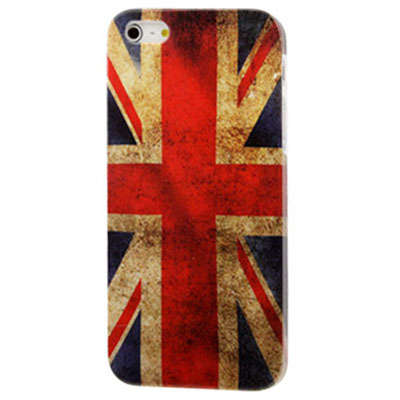 iPhone 5 & 5S Retro Style UK Flag Pattern Plastic Protective Case