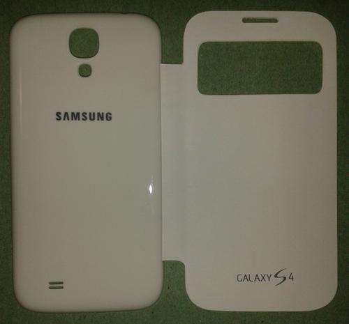 Brand new White Samsung S4 s-view flip cover with FREE screen protector & stylus pen