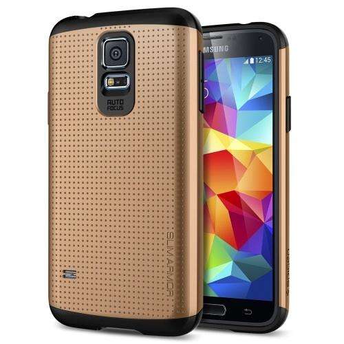 Samsung S5 golden bronze slim armour cover