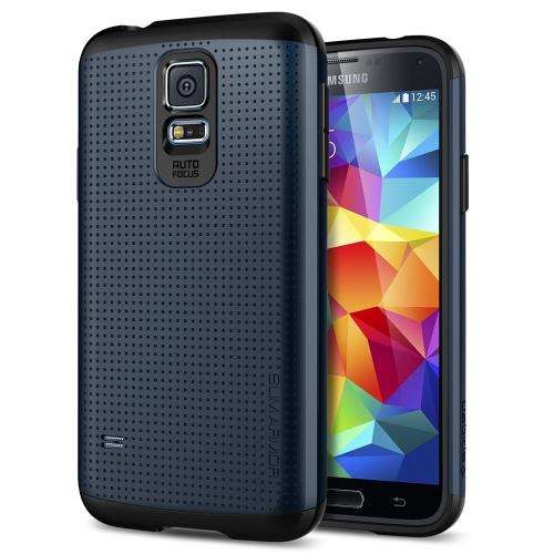 Samsung S5 Black  Slim armor case plus FREE screen protector & cloth