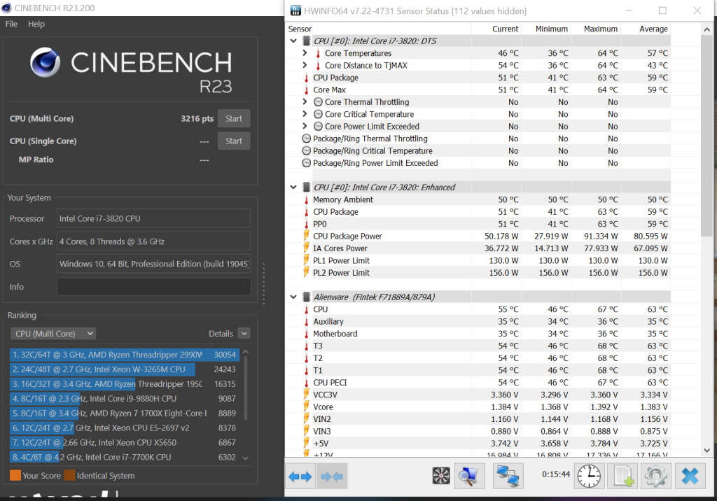 Desktop PC. i7-3820. GTX 1060 3GB