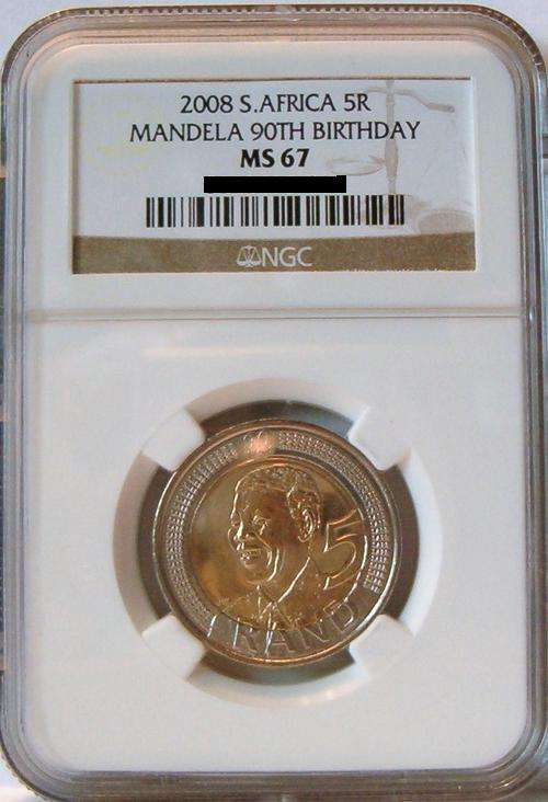 M67 NGC Graded Mandela 90th Birthday R5