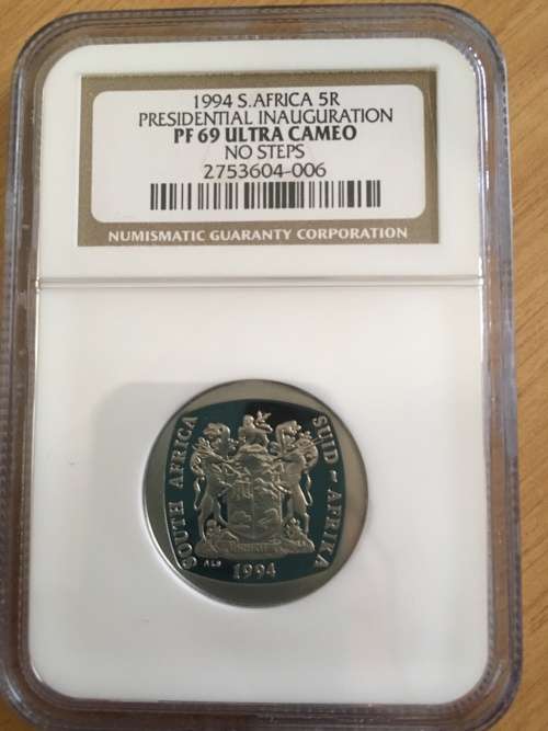 1994 Presidention Inauguration PF 69 NO STEPS Plus 4 Others