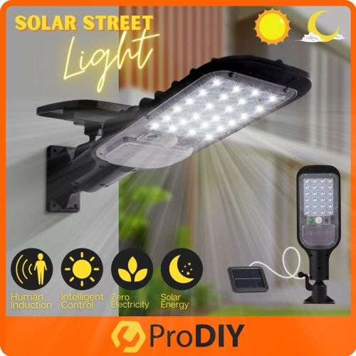 Bright!! (+/- 50w - 60w) Solar Motion Sensor Security Lights (Mini Street Light)