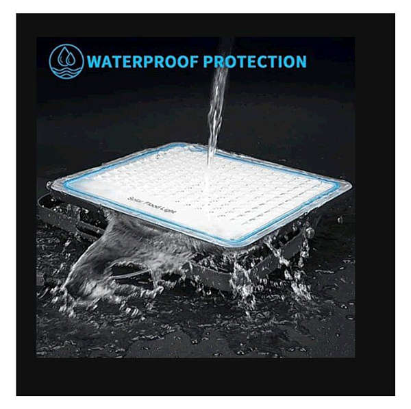 100w slimline waterproof solar floodlights