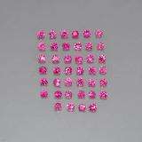 Baby Pink Sapphires Round cut 8 pieces Total weight 0.250cts