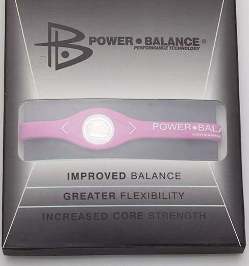 Power Balance Silicone Wristband Bracelet  - PINK - MEDIUM