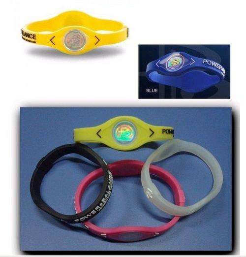 Power Balance Silicone Wristband Bracelet  - ORANGE - XL