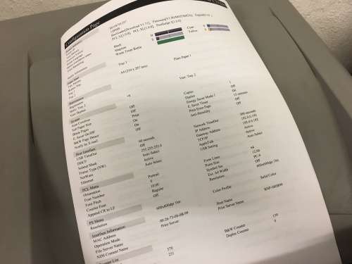 Ricoh Desktop Laser Printer COLOUR - EXTREMELY LOW print count