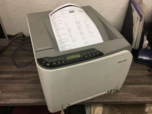 Ricoh Desktop Laser Printer COLOUR - EXTREMELY LOW print count