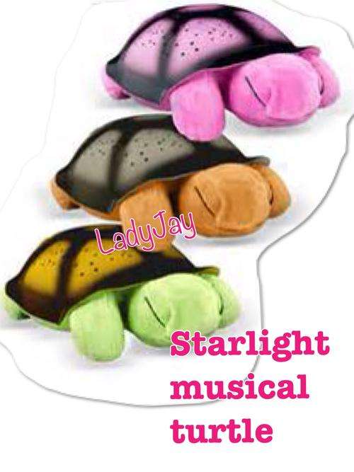 *** M*u*s*i*c*a*l *** CONSTELLATION STAR LIGHT Turtle *** NOW ALSO IN PINK AND BLUE