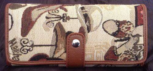 TAPESTRY STYLE PURSE - SHOE & BAG DESIGN - brown