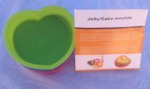 LAST ONE .... SET OF THREE HEARTS silicone set