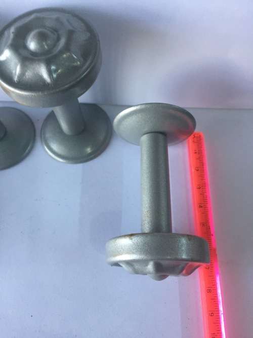 Small Silver Metal Curtain Tie Backs - x 2 Pairs - Ideal for Kitchenn or Bathroom - Screws&Plugs inc