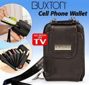 Buxton Genuine LEATHER Cellphone Wallet