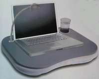 Portable LAPTOP CUSHION with light as seen on TV