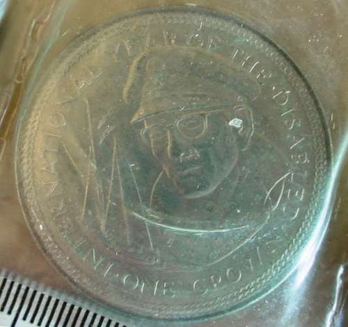 Isle of Man, 1981, Year of the Disabled 4 x One Crown Coin Set (Sealed coins)