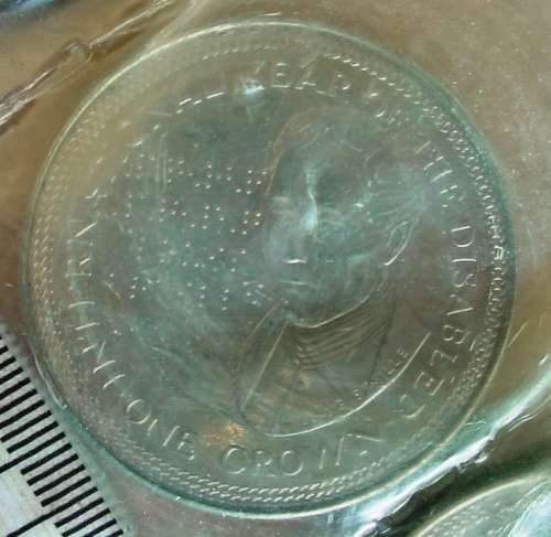 Isle of Man, 1981, Year of the Disabled 4 x One Crown Coin Set (Sealed coins)