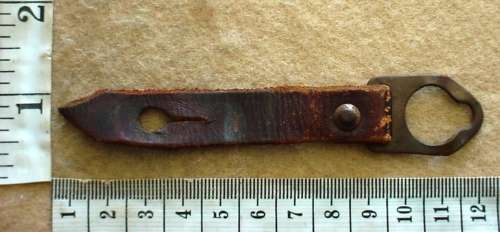 South African No 4 MK1 Bayonet leather securing tab
