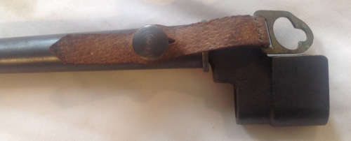 South African No 4 MK1 Bayonet leather securing tab