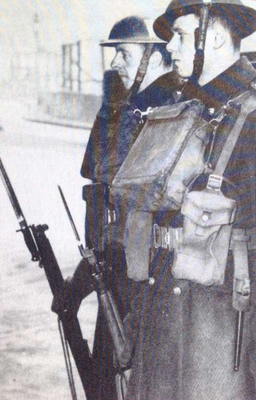 South African No 4 MK1 Bayonet leather securing tab