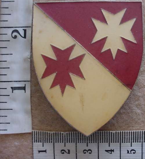 2 Medical Group Battalion arm flash, all pins intact (SAMC/SADF Medical Health)