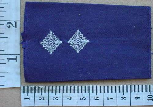 German Air Force 1st Lieutenant rank epaulette / slip-on (West Germany / Luftwaffe)